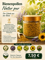 Bienenpollen – Blüten: Akazie, Lavendel, Raps, Linde, Sonnenblume, Klee