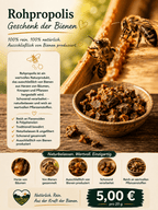 Rohpropolis – Geschenk der Bienen: naturbelassen, wertvoll, einzigartig